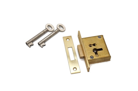 Mini Full-Mortise Cabinet & Drawer Lock with Strike