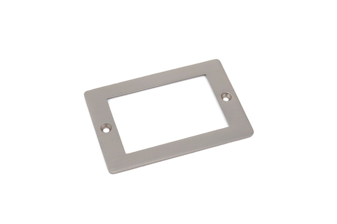 Antique File LABEL HOLDER 3 X 2 Frame Drawer Card Holder Tag