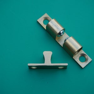 Cabinet Door Latch Cabinet Door Catch Adjustable Tension Ball Bearing Cabinet Furniture Door Catch 2 Sizes - 1-11/16&quot; and 1-7/8&quot; Solid Brass