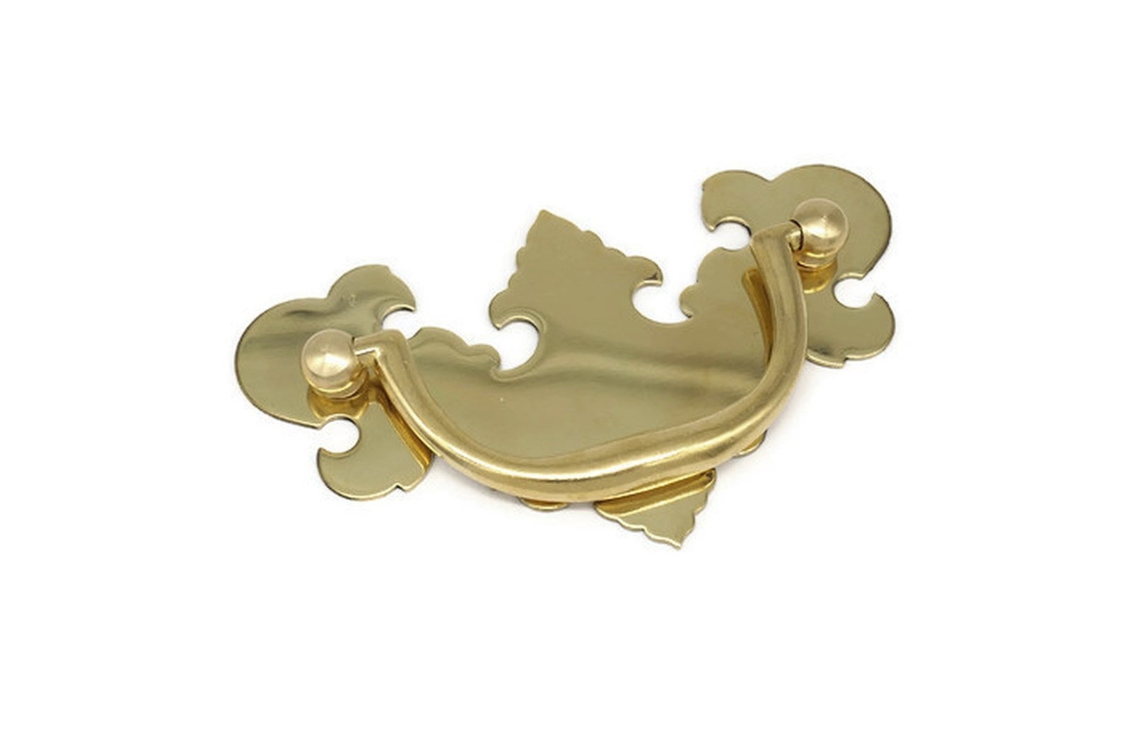 Antique Drawer Pulls Furniture CHIPPENDALE DRAWER PULL Brass Etsy