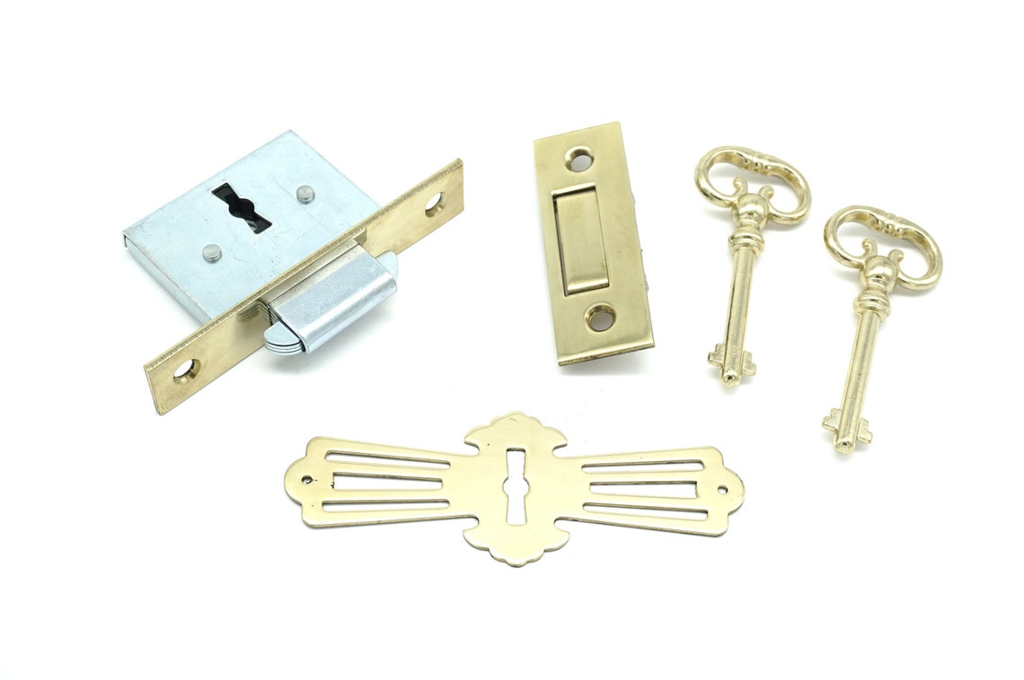 ROLL TOP DESK Lock Antique Style Desk Lock Comes With 2 Keys Etsy