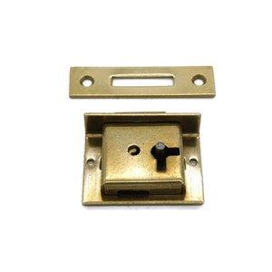 HALF MORTISE Chest Lock Antique Half Mortise Furniture Cabinet Lock for ...