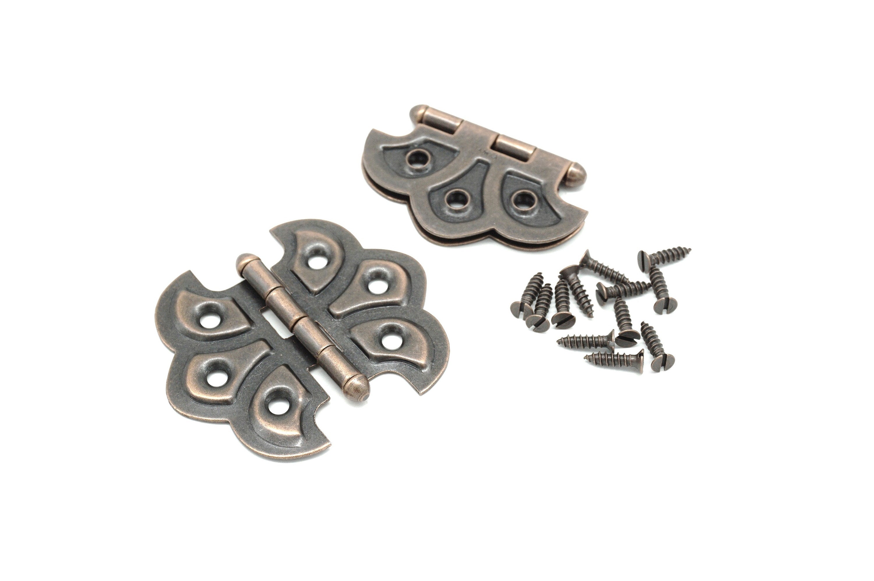 Hinges BUTTERFLY HINGE Sold in Pairs Flush Mount Hinge Antique Etsy