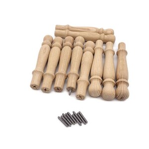 Shaker Wall Hat Rack Large Solid Oak Wood Shaker Pegs Hall Tree Hooks Wall Hanger Hook Coat ...