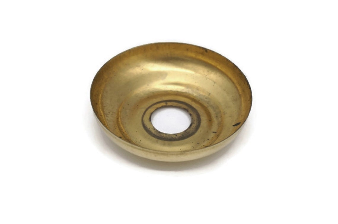 Brass Bed Finial Ball Washer Mount Spacer 1 3/4
