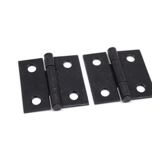 Butt Hinges Flush Mount Hinge 1 1/2&quot; Cabinet Hinge Antique Furniture Hinge Box Hinge Antique Hinge Oil Rubbed Bronze Finish Sold as a Pair