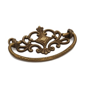 Antique Furniture Drawer Pulls Victorian Drawer Pulls Eastlake Drawer Pulls Cabinet Drawer Pulls Handle Bail Drawer Pulls Solid Brass,