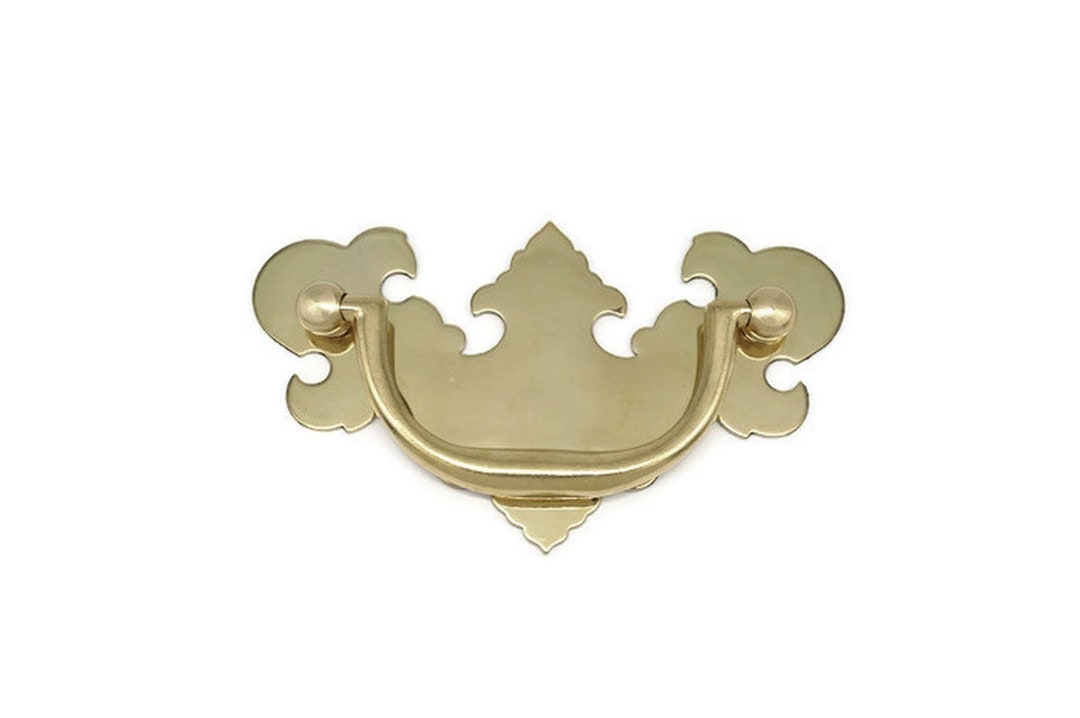Antique Drawer Pulls Furniture CHIPPENDALE DRAWER PULL Brass Drawer