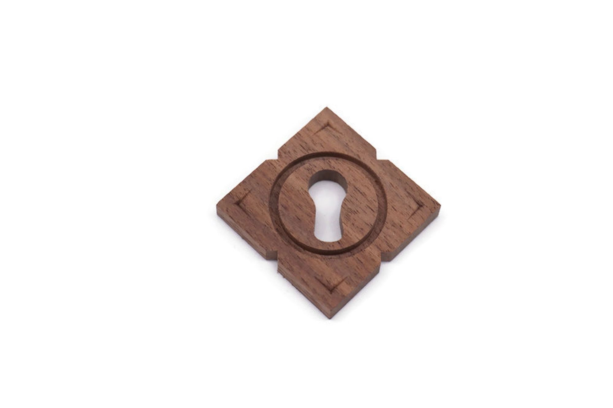 Keyhole Cover Plate Wood Keyhole Cover 1 3/4 Keyhole Etsy