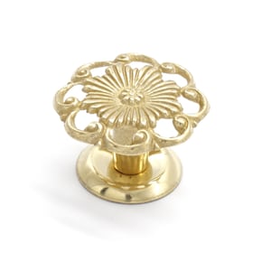 Furniture Knobs ANTIQUE DRAWER KNOBS Antique Victorian Knob Solid Brass Cabinet Drawer Door Knobs Antique Cabinet Knob