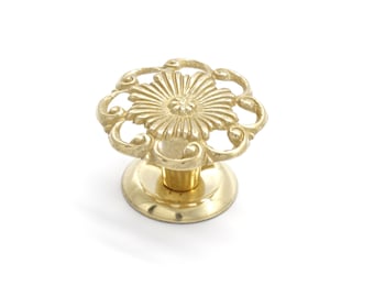 Furniture Knobs ANTIQUE DRAWER KNOBS Antique Victorian Knob Solid Brass Cabinet Drawer Door Knobs Antique Cabinet Knob