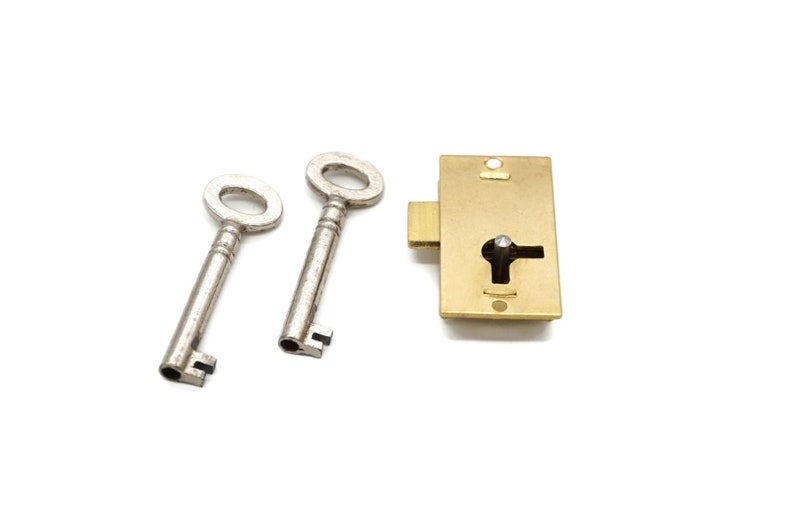FLUSH MOUNT LOCK Chest Lock Antique Flush Mount Furniture Etsy