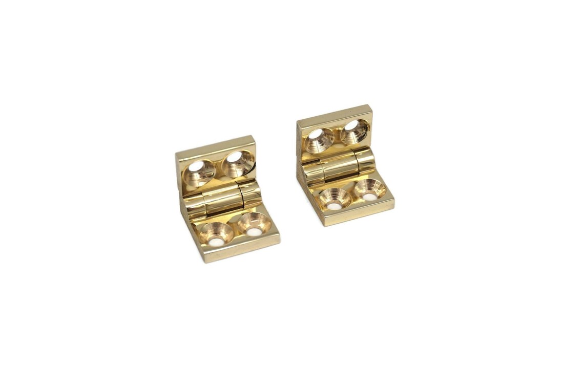 Small Brass Stop Butt Hinges Hinge Premium STOP HINGES Etsy