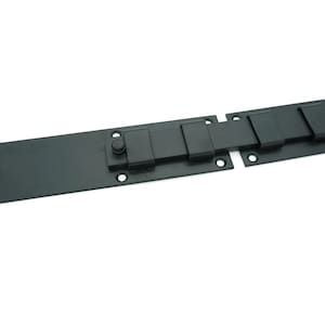 11&quot; Black SHUTTER LATCH Slide Bolt, Door Slide Bolt Latch, Slide Bolt, Gate Latch, Antique Style Made of Stainless Steel, Great for Outdoors