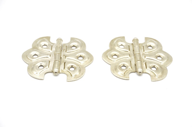 Hinges BUTTERFLY HINGE Sold In Pairs Flush mount hinge Polished Brass Price Is For 2 Hinges