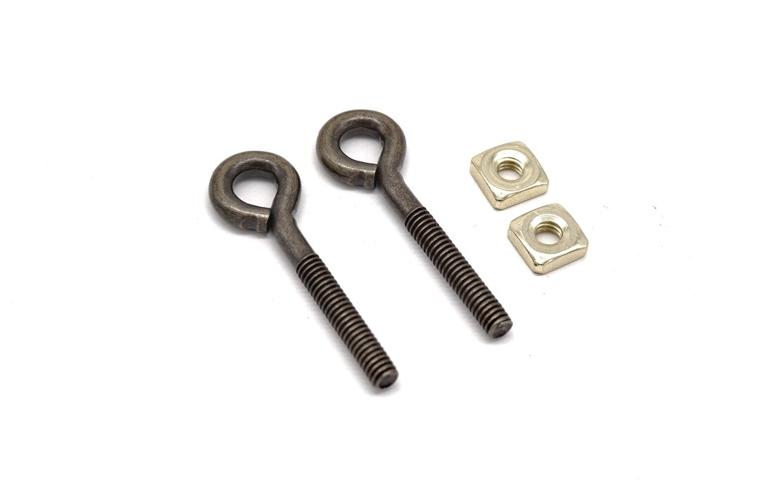 2 Eyelet Post for Furniture Pulls Eye Bolts Pulls Bails Victorian Post ...