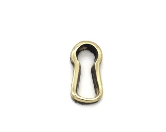 Keyhole Insert Furniture Key Hole Insert Escutcheon Keyhole cover Plate Plate Antique Style Key Hole Cover Plate
