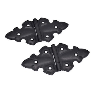 Hinges Butterfly Hinges SOLD IN PAIRS Flush Mount Full Surface Hinge Antique Style Hinges Oil Rubbed Bronze Finish -- Price Is For 2 Hinges