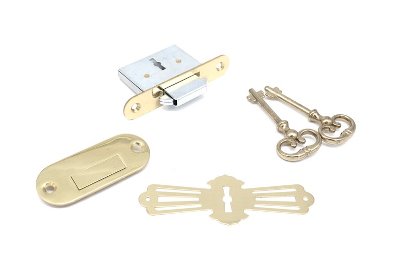 Roll Top Desk Lock Antique Style Desk Lock Comes With 2 Keys Etsy