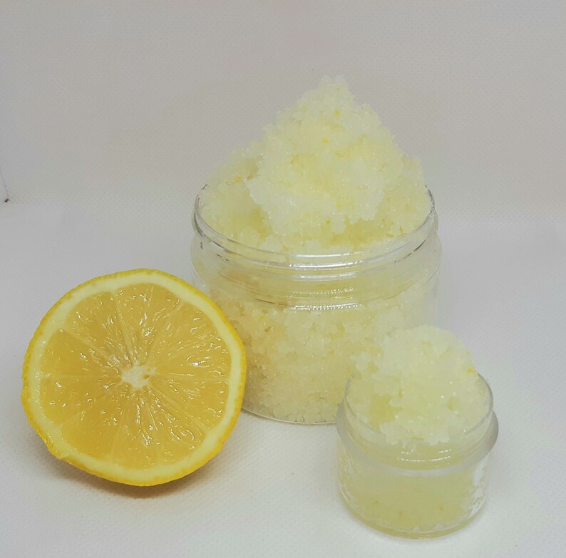 Lemon Body & Lip Sugar Scrub Etsy