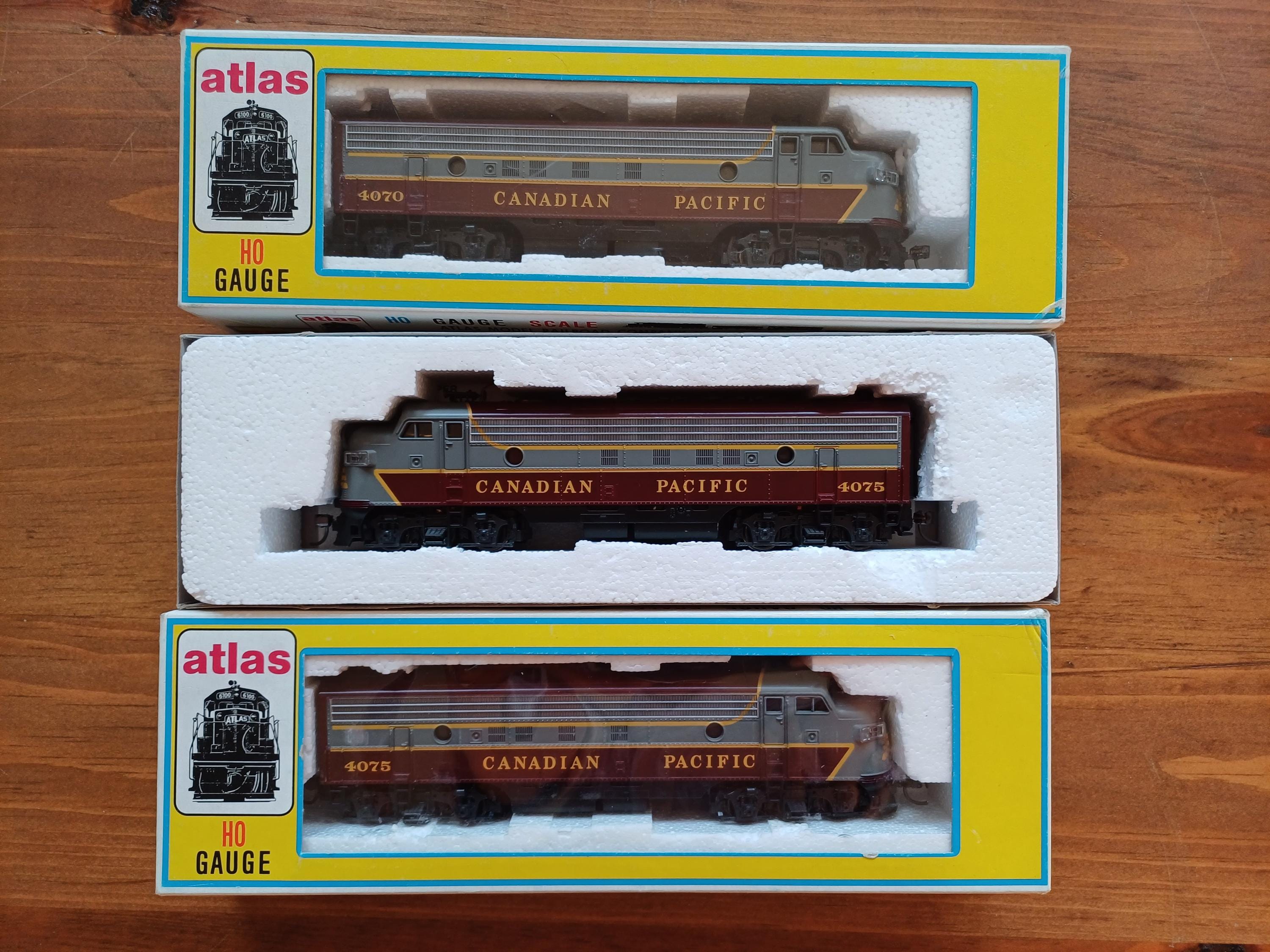 Atlas FP-7 Canadian Pacific Decorated Powered Diesel Locomotives