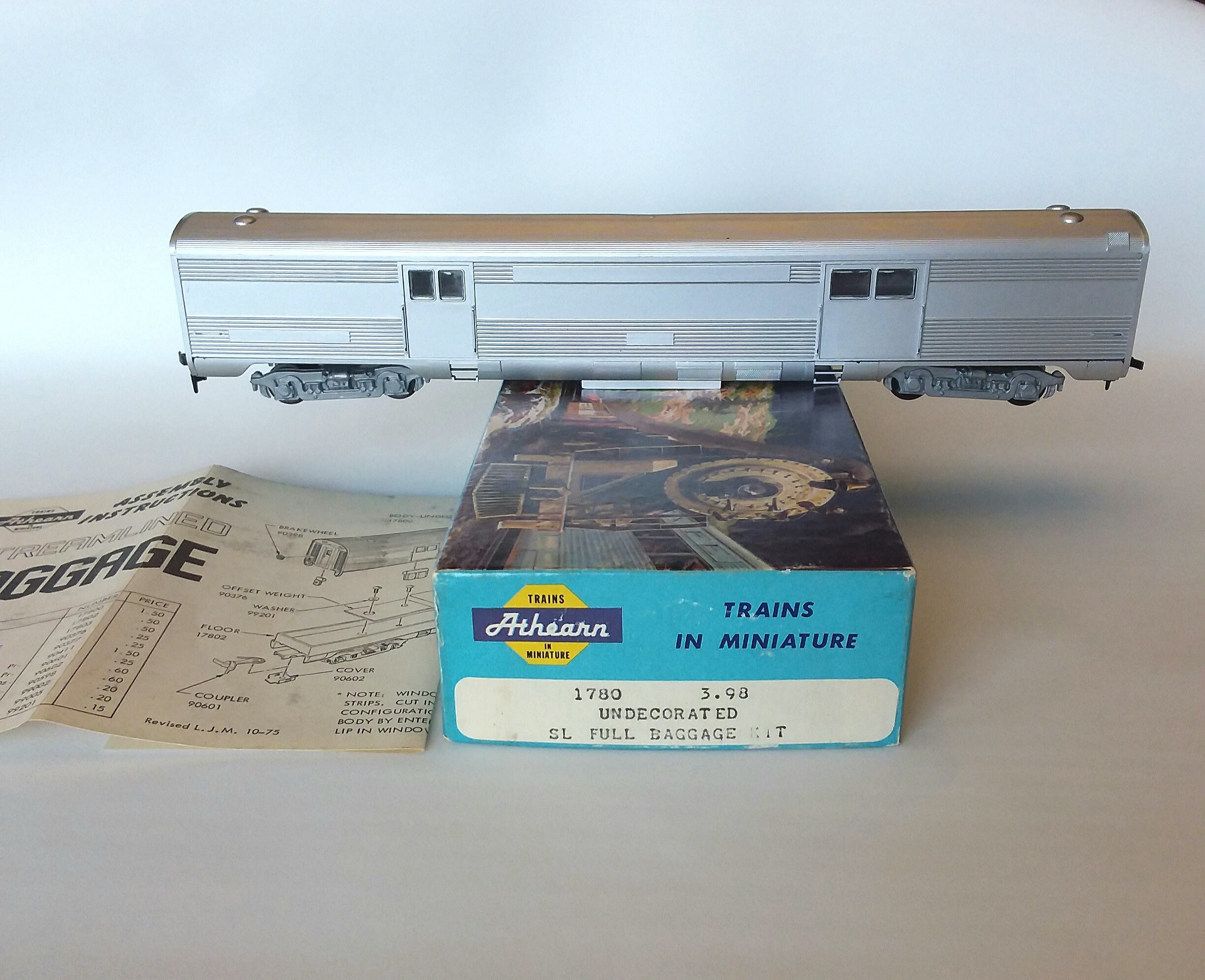 Athearn HO Scale Baggage Car. Brand New. Model Trains. Etsy