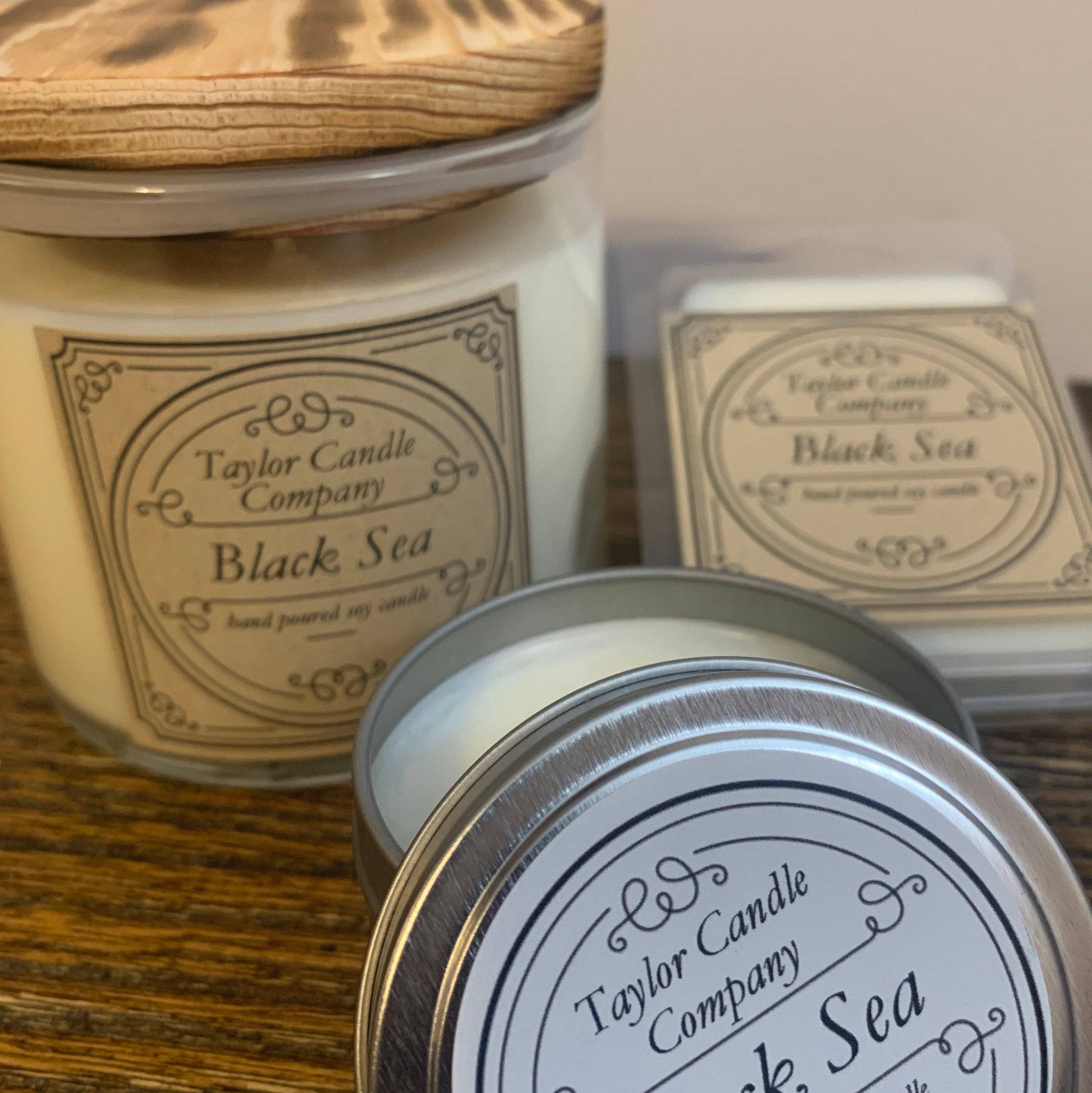 Black Sea Candle Soy Candles Various Sizes 12oz 8oz 4oz 3 Etsy
