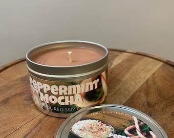 Peppermint Mocha - Soy Candle