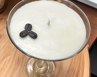 Espresso Martini Candle – Hand-Poured Soy Wax, Coffee Liquor Scent