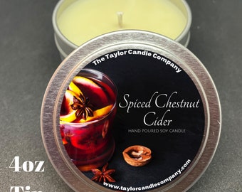 Spiced Chestnut Cider - Soy Candle