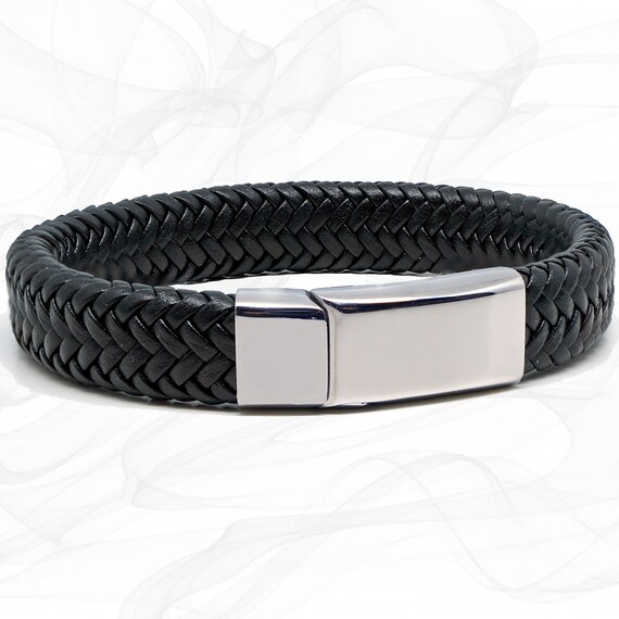 Waterproof leather bracelet deals