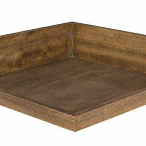 Square Corner Shelves. Solid Wood Handmade Square Corner Etsy