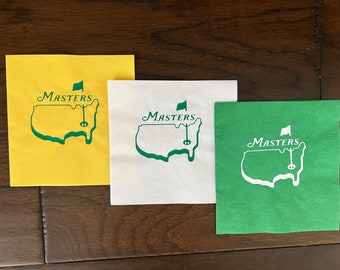 Golf Cocktail Napkins