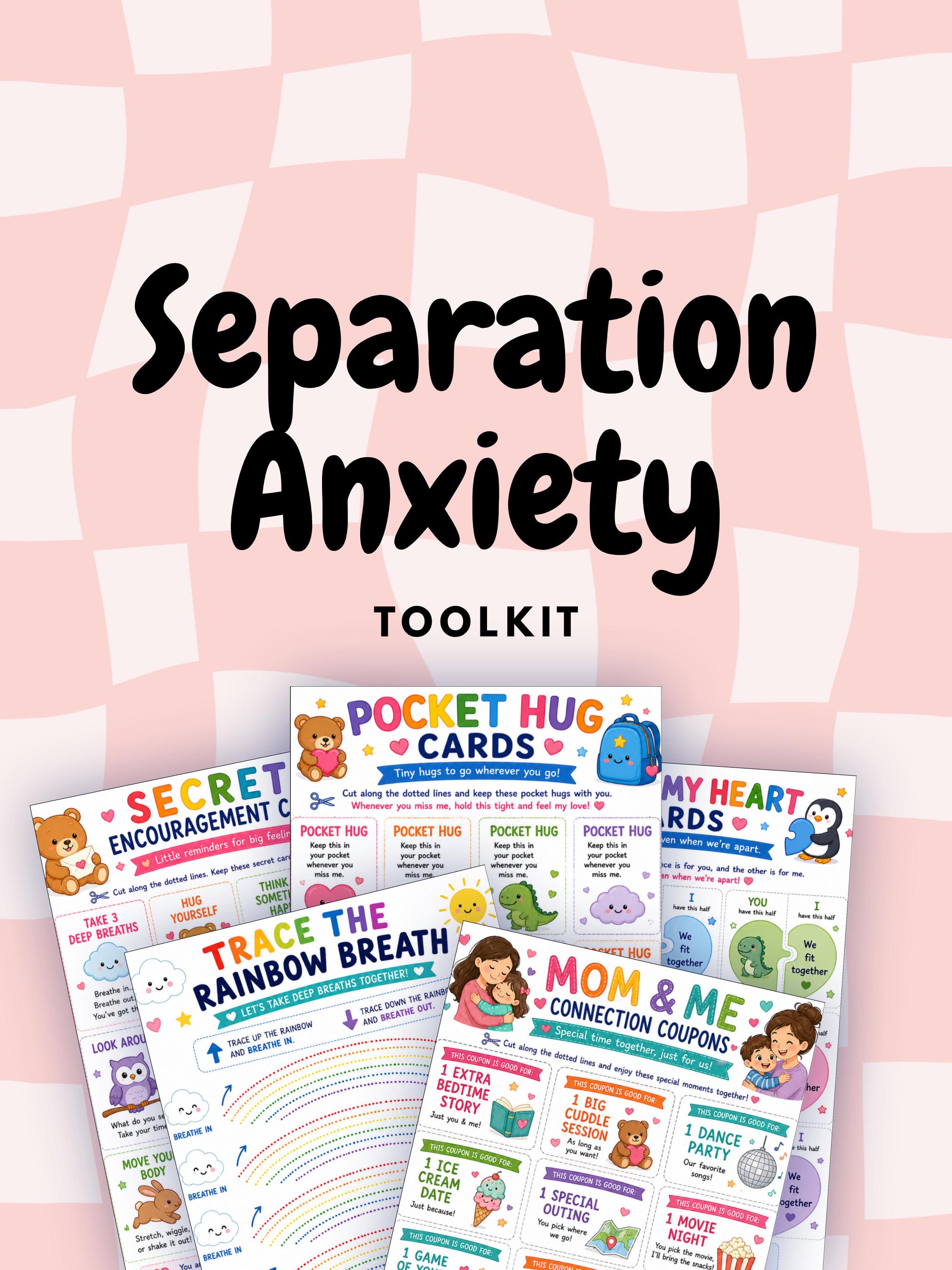 Separation Anxiety Activities for Kids - Etsy