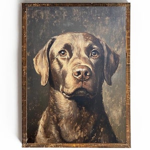 Chocolate Labrador Retriever Printable Chocolate Lab Art Gift for Dog Dag Gift for Duck Hunter Christmas Gift for Labrador Retriever Brown