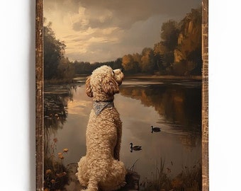 Goldendoodle Printable Goldendood Wall Art Golden Doodle Print Doodle Owner Gift for Dog Mom Goldendoodle Owner Gift Dog Dad Gift for Doodle
