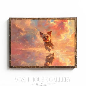YORKIE ART PRINTABLE Gift for Yorkie Owner Gift for Yorkshire Terrier Print Pet Memorial Gift for Pet Loss Gift Yorkie Dog Memorial Gift Art