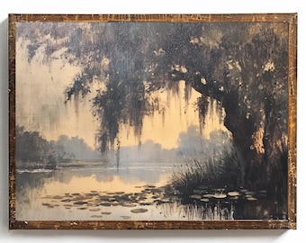 Weeping Willow Cottagecore Print, Spanish Moss Decor (Digital Download)