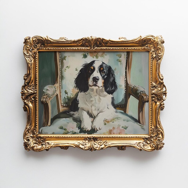 Spaniel Wall Art Cocker Spaniel Printable Springer Spaniel Art Print ...