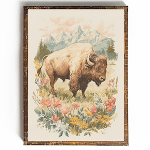 Grand Teton National Park Poster Wyoming druckbare Wandkunst für Cabin Decor Geschenk zum Jahrestag Geschenk für Reisende Elopement Jubiläum Kunst
