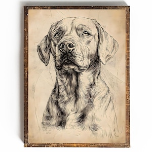 Labrador Retriever Print Instant Download Wall Art for Cabin Wall Art for Duck Hunting Wall Art for Lodge Yellow Lab Retriever Wall Art