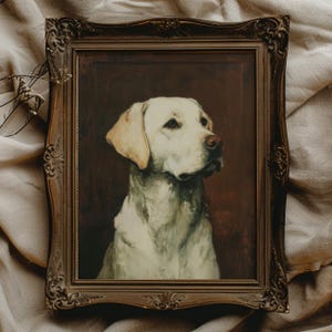 Yellow Labrador Retriever Print Yellow Lab Wall Art for Cabin Decor Duck Hunting Wall Art Gift for Dog Dad Gift for Duck Hunter Gift Dad
