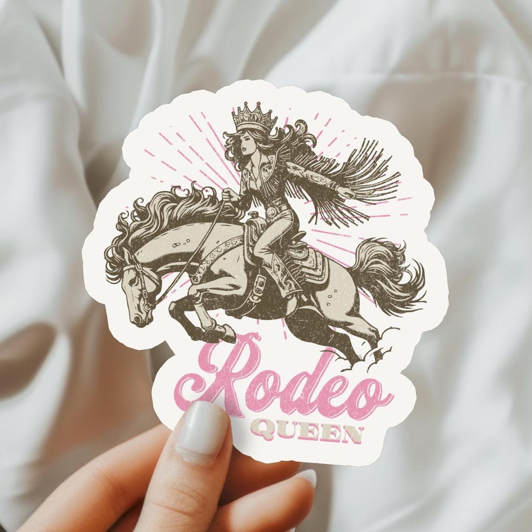 Rodeo Sticker Rodeo Queen Sticker for Rodeo Gift for Barrel Racer Gift ...