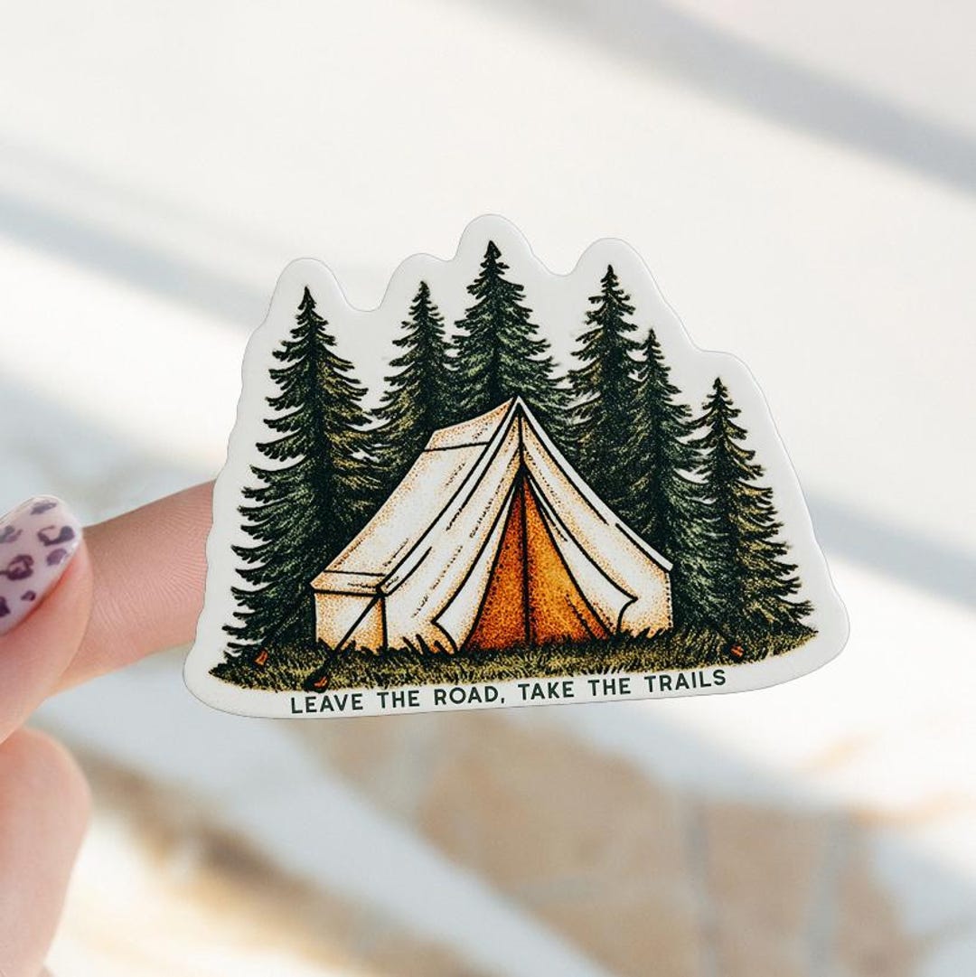 Camping Sticker Hiking Sticker Backcountry Sticker Gift for Backcountry ...