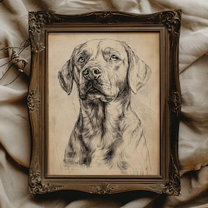 Labrador Retriever Print Instant Download Wall Art for Cabin Wall Art for Duck Hunting Wall Art for Lodge Yellow Lab Retriever Wall Art