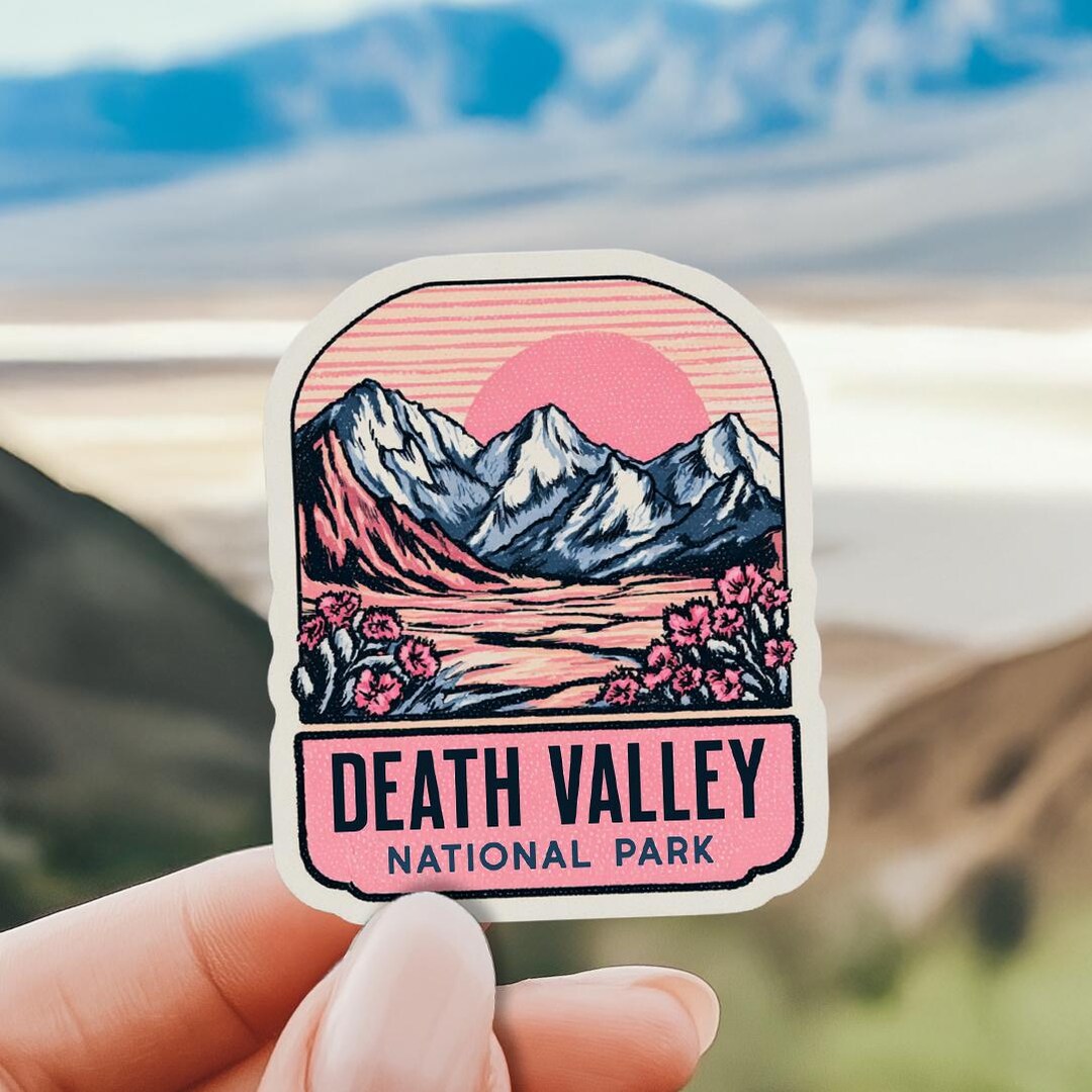 Death Valley National Park Sticker Travel Stickers Gift for Traveler ...