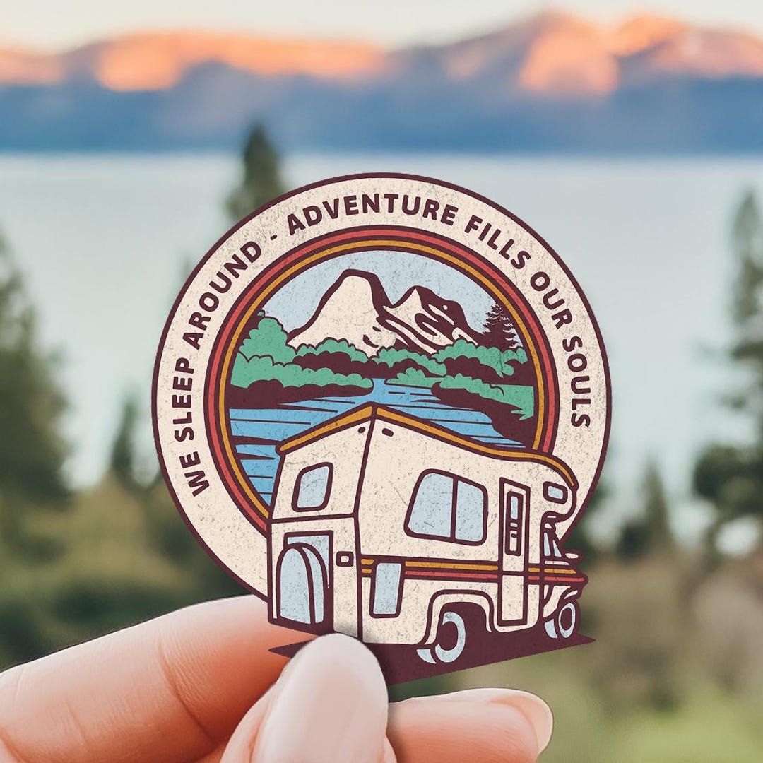 Funny Camping Sticker Gift for Camper Gift for Friend That Camps ...
