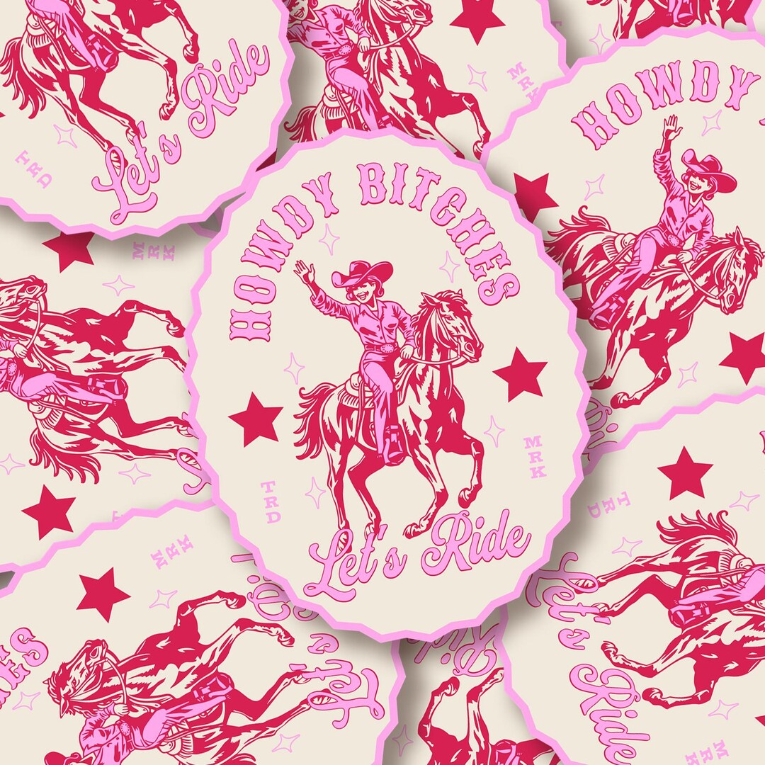 Printable Rodeo Stickers Bulk Stickers Funny Cowgirl Sticker Rodeo Queen Sticker for Rodeo Gift ...