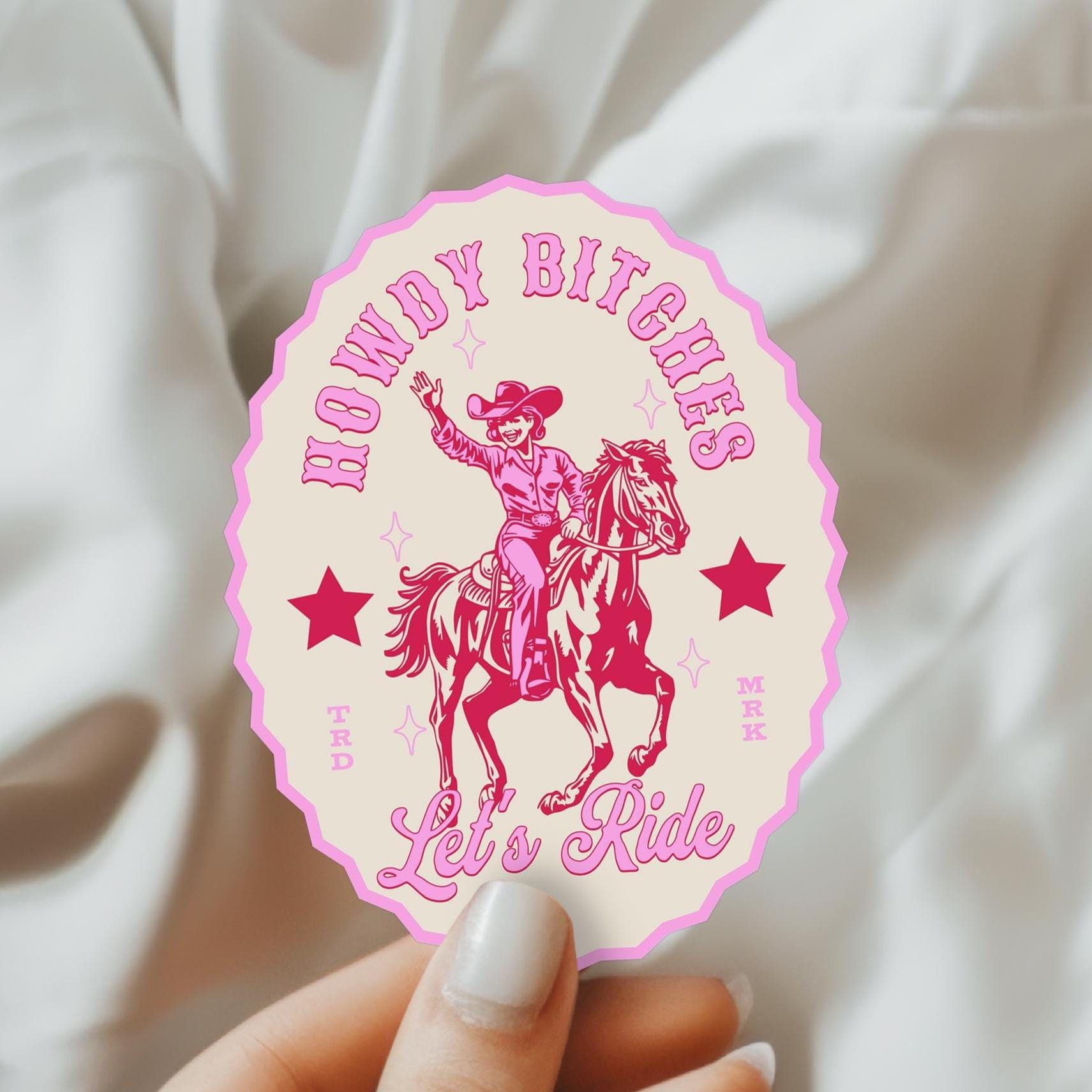 Pink Rodeo Sticker Bulk Stickers Funny Cowgirl Sticker Rodeo Queen Sticker for Rodeo Gift ...
