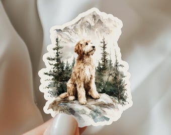 BULK Goldendoodle Sticker: Waterproof Vinyl Decal for Dog Lovers
